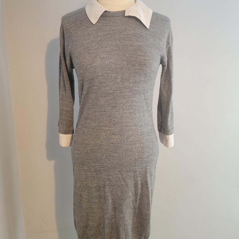 Havé Benard Gray and White Women's Dress Size M